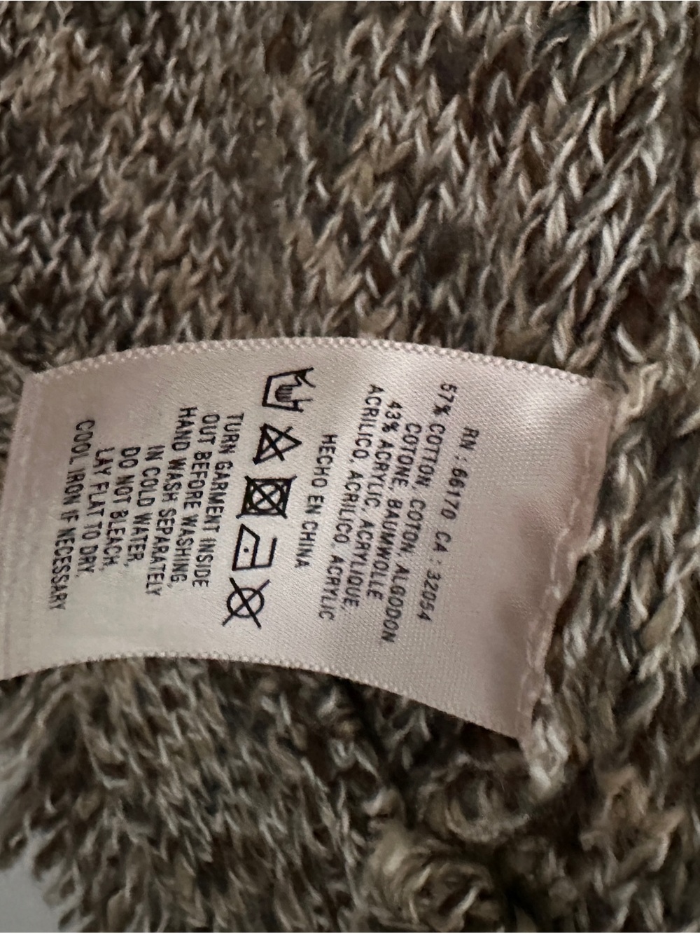 Angel Of The North Black & Cream Marled Fringe Open-Front Cardigan - Picture 4 of 4